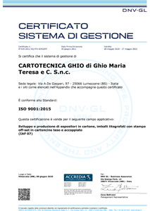 Zertifizierung nach ISO 9001:2015